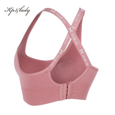 China 2022 Breathable Yoga Running Crop Top Workout Gym Bra Fashion Sports Yoga Bra Top for sale