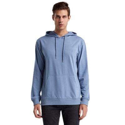 China Sustainable Custom Made Hoodies Mens Solid Hoodies Pullover Logo Printing EcoSmart Hooded Sweatshirt For Man for sale