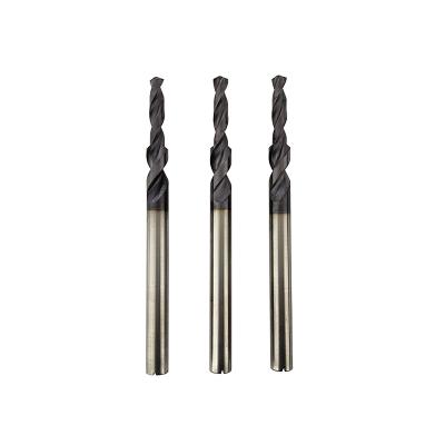 China Metal Drilling Custom 3 Spline 2 Flute Twist Torsion Carbide Spot Drill Bits For Metal Working for sale