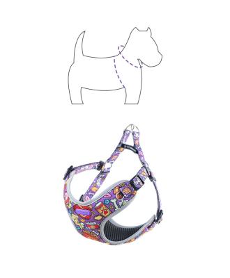 China Hot Selling Dog Viable High Quality Breathable Chest Strap Pet Chest Strap Harness Vest Type for sale