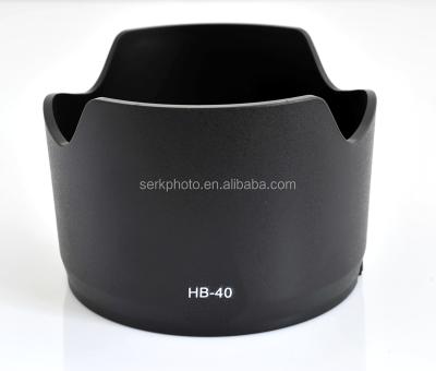 China HB-40 ABS Factory Price Camera Lens Hood Mount For Nikon AF-S 24-70MM F/2.8G ED 2470 Lens Black for sale