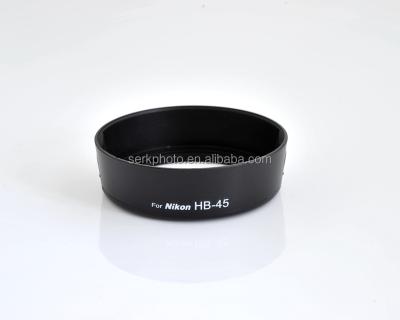 China ABS Bayonet Mount DSLR Factory Price Camera Lens Hood For Nikon HB-45 AF-S DX 18-55mm F3.5-4.5G ED for sale