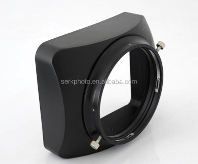 China Metal Ring New Square 82mm Rubber Lens Hood With Lens Cap For DV Camcorders for sale