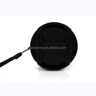 China Detachable ABS plastic center 67mm pinch cover to protect lens for DSLR camera for sale