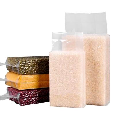 China Moisture Proof High Quality Nylon Rice Brick PA/PE Rice Food Saver Vacuum Pouch Bag/Rice Brick Vacuum Food Bags Rice Bags For Packing for sale