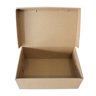 China Recyclable Wholesale Kraft Paper Shoe Box for sale