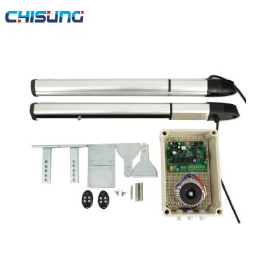 China Smart DC Motor Dual Arm Solar Swing Gate Modern Automatic Opener Remote Control And APP for sale