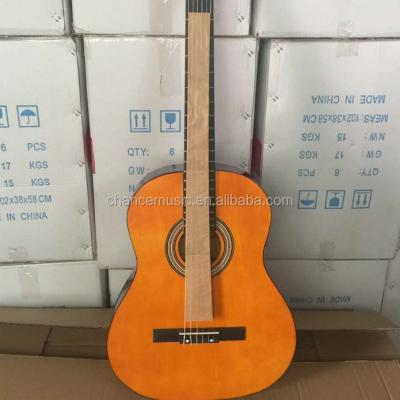 China LINDDER OEM 39inch WOODEN Cheap Guitar Guitar Classical Musical Instrument for sale