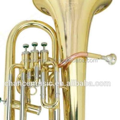 China Gold Lacquer Bb Key Gold Lacquer Piston Tuba, Chinese Step On Hot Sale ABC1803RL for sale