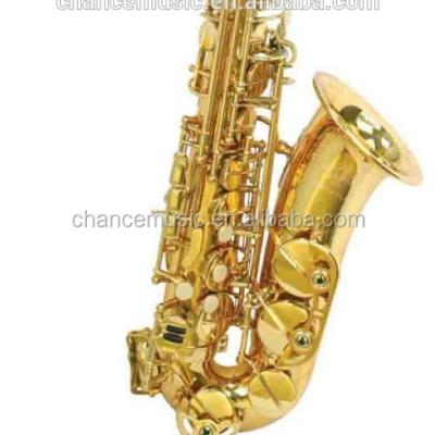 China High quality lacquer key gold eb lacquer surface yellow brass alto saxophone ABC1102SM for sale