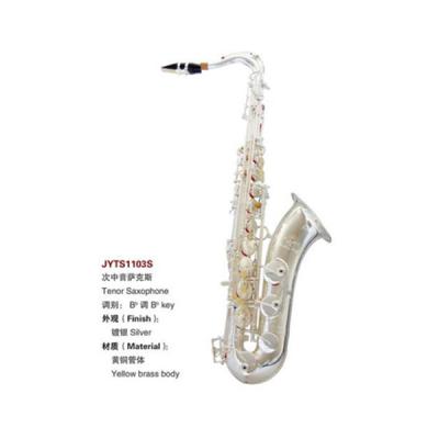 China Professional Tenor Sax Tenor Sax Student Brass Saxophone ABC1103N Nickel Plated for sale