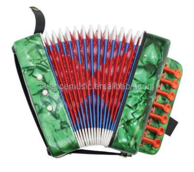 China Kids Piano Gift Toy Key Accordion 7 Button Toy Accordion ABC-JA807 17*18*10cm for sale