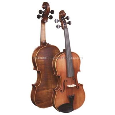 China European factory flawless supply material flamed professional handmade 4/4 violin for sale