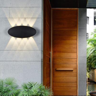 China Indoor Tempered Glass 2W 4W 6W LED Wall Lamp Through Aluminum Decorate Wall Sconce Bedroom LED Wall Light for sale