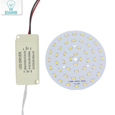 China 5730 SMD chip+plastic light emitting diode shell LED driver power supply 3W 5W 7W 9W 12W 15W 18W 24W SMD5730 for LED ceiling light for sale