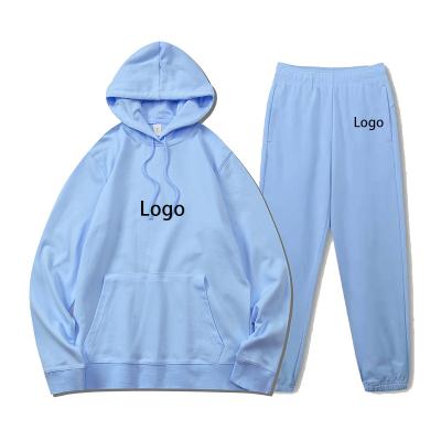 China Breathable No Print Or Embroidery Custom Logo Wholesale Plain Blank Fleece Unisex MOQ Tracksuits for sale