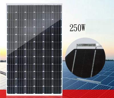 China LEDs Solar Power Voltage Power Foot Panel 250W Grid-Connected Solar Panel PV Module Home Outdoor Panel Power Generation for sale