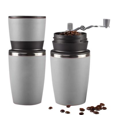 China Portable Car Travel Grinder Manual Cold Crew Coffee Maker Machine with Seal for sale