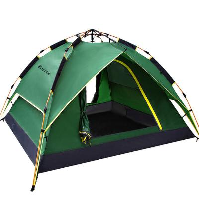 China PU1500 BET 2-3 Person Large Space Protection Open Outdoor Camping Tent UV Windproof Roof Automatically for sale