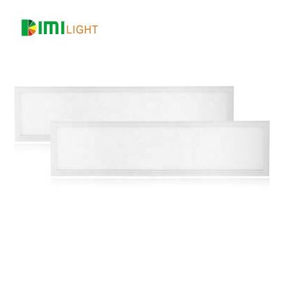 China Modern 5 Years Warranty Shenzhen LED Indoor Flat Ceiling 130lmw ETL DLC Dimmable 1x4 36W Square Drop Slim Panel Light for sale