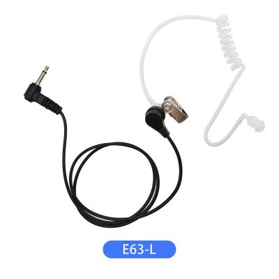 China Wholesale Portable In-Ear E63-L Transceiver Earphone RX Only 3.5mm Jack For Speaker Microphone for sale