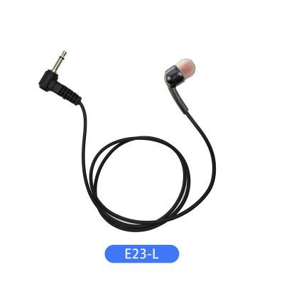 China factory wholesale E23-L In-ear portable transceiver earpiece listen only 3.5mm jack two way radio speaker microphone earpiece for sale