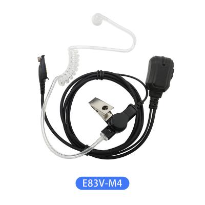 China Ear Hook E83V-M4 For Motorola Acoustic Radio Tube Headset Monitoring Kit With Loud Audio Earpiece for sale