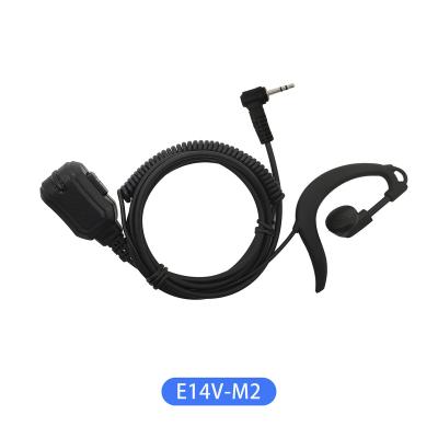 China Wholesale walkie talkie ear hook E14V-M2 factory G shape earhook earphone for Motorola radio with m2 connector for sale