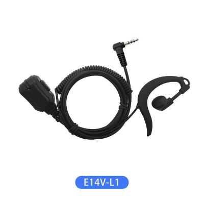 China Two way ear hook E14V-L1 radio G style earhook earset with MIC for TYT portable handheld radio communication for sale