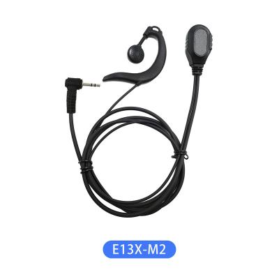 China Ear hook E13X-M2 OEM ODM factory supplies earphone for Motorola portable radio G style earhook headset for sale