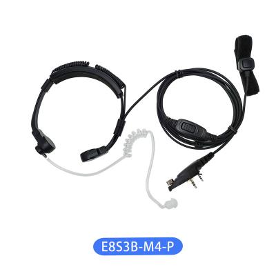 China Neckband E8S3B-M4-P Tube Earphone Throat Check Acoustic Earphone with Finger PTTs Mic Headset for Motorola Retevis for sale