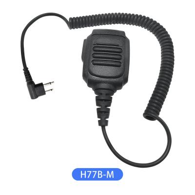 China H77B-M Handheld Two Way Microphone Speaker Microphone 2 Pins Radio Jacks Compatible With Motorola Kirisun Belfone for sale