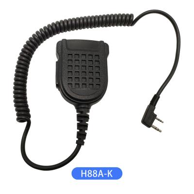 China Microphone H88A-K IP67 Handheld Waterproof Two Way Radio Speaker Remote Microphone For Kenwood TK480 TK290 TK3140 TK3148 TK2180 for sale