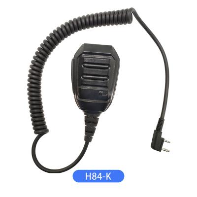 China H84-K K 2 PIN Remote Speaker Mic Universal Handheld Connector for Kenwood TYT Baofeng UV5R 888S Two Way Radio for sale