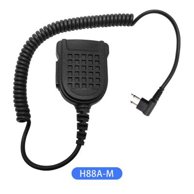 China H88A-M Microphone Walkie Talkie IP54 Handheld Waterproof Speaker Microphone For Motorola Handheld Radio With M Plug for sale