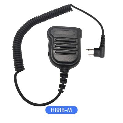 China Handheld Microphone H88B-M Waterproof Two Way Radio IP54 Walkie Talkie Portable Speaker Microphone For Motorola Kirisun Belfone M Connector for sale