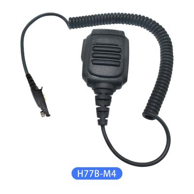 China Handheld Two Way Radio Microphone H77B-M4 Microphone Audio Output Quality Speakerphone IP55 Waterproof Good For Motorola Factory ODM OEM for sale