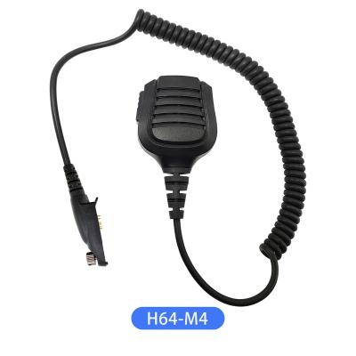 China H64-M4 IP55 Microphone Speaker Handheld Two Way Radio Microphone With M4 Connector For Motorola GP388 GP328plus GP2000 for sale