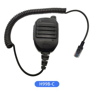 China OEM ODM factory handheld microphone H99B-C mobile car radio speaker microphone with RJ45 type 8pins connector for sale