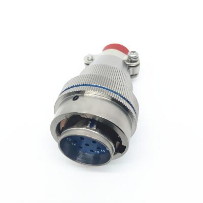 China Aluminum Alloy Special Sale Receptacle 14 Pin Stainless Steel Copper Waterproof Military Fitting Connector For Sale for sale