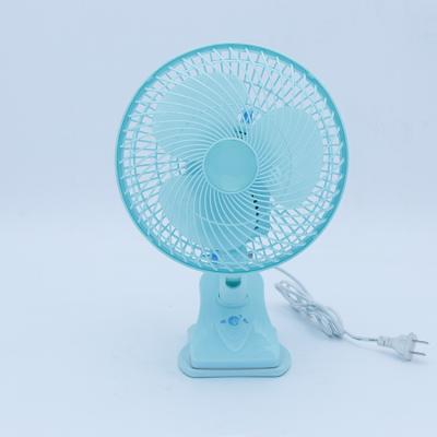 China Fashional Plastic Fan 8 Inch AC DC Clip Oscillating Desktop Fan for sale