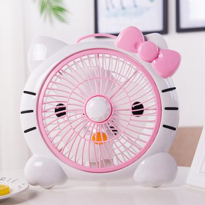 China Lovely Cartoon Cat Desktop Outlet Household Bedside Desktop Fan for sale