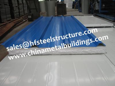 China Anchura 950m m del panel de la cámara fría del bocadillo del EPS usados para la decoración de la pared y del tejado en venta