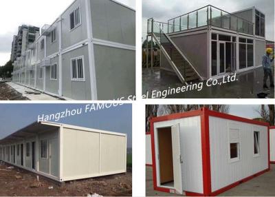 China Casa integrada modular del envase de los hogares prefabricados vivos plegables del piso de G +1 para el campo de trabajos forzados en venta