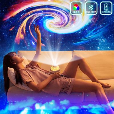 China New Adjustable Rotating Star Galaxi Aurora Projector With Blue Tooth Starry Laser LED 360 Music Planet Surf Night Light Modern for sale