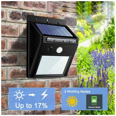 China Hot Selling Home Infrared Sensor Smart Home Lights Intelligent Waterproof Solar LED Outdoor Garden Light for sale