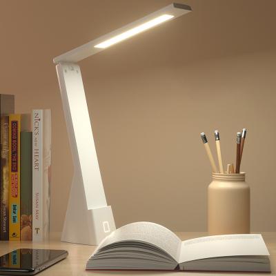 China Amazon Hot Sale 9 Modern Eye Protection Lighting Adjustable Table Led Lamp Folding Rechargeable Study Lamp for sale