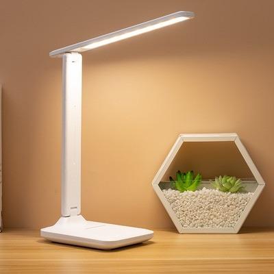 China Amazon Modern Hot Sale 3 Gear Lighting Adjustable Eye Protection Table Led Lamp Folding Rechargeable Led Desk Lamp for sale