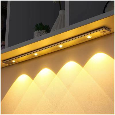 China Modern Amazon Hot Sale Motion Sensor Light Drawer Bedroom Wall Three Rechargeable Speed ​​Dimming Led Cabinet Light for sale