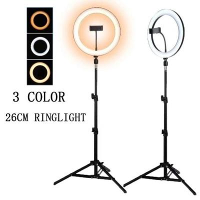 China Plastic Metal+ Led Make Up Ring Light Up 2021 Amazon Tik Tok YouTube Makeup Beauty Lights Hit Live Vanity Mirror With Tripod Stand Selfie for sale